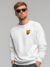 Men's long-sleeved top made of pure cotton with contrasting color prints